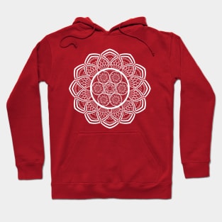 White Mandala Hoodie